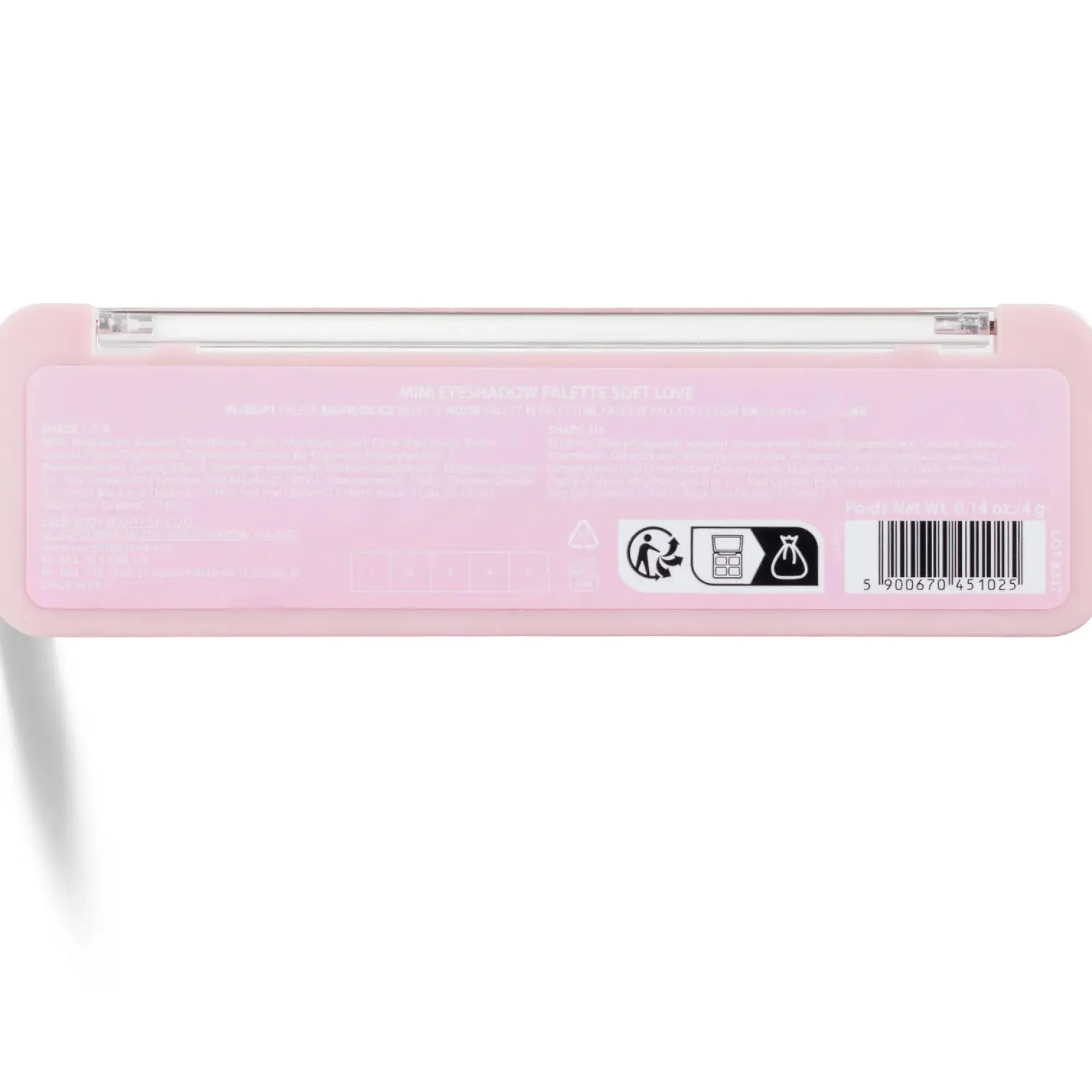 X Fluff Mini Eyeshadow Palette Soft Love