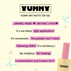 x Jini Yummy Matte Top Gel
