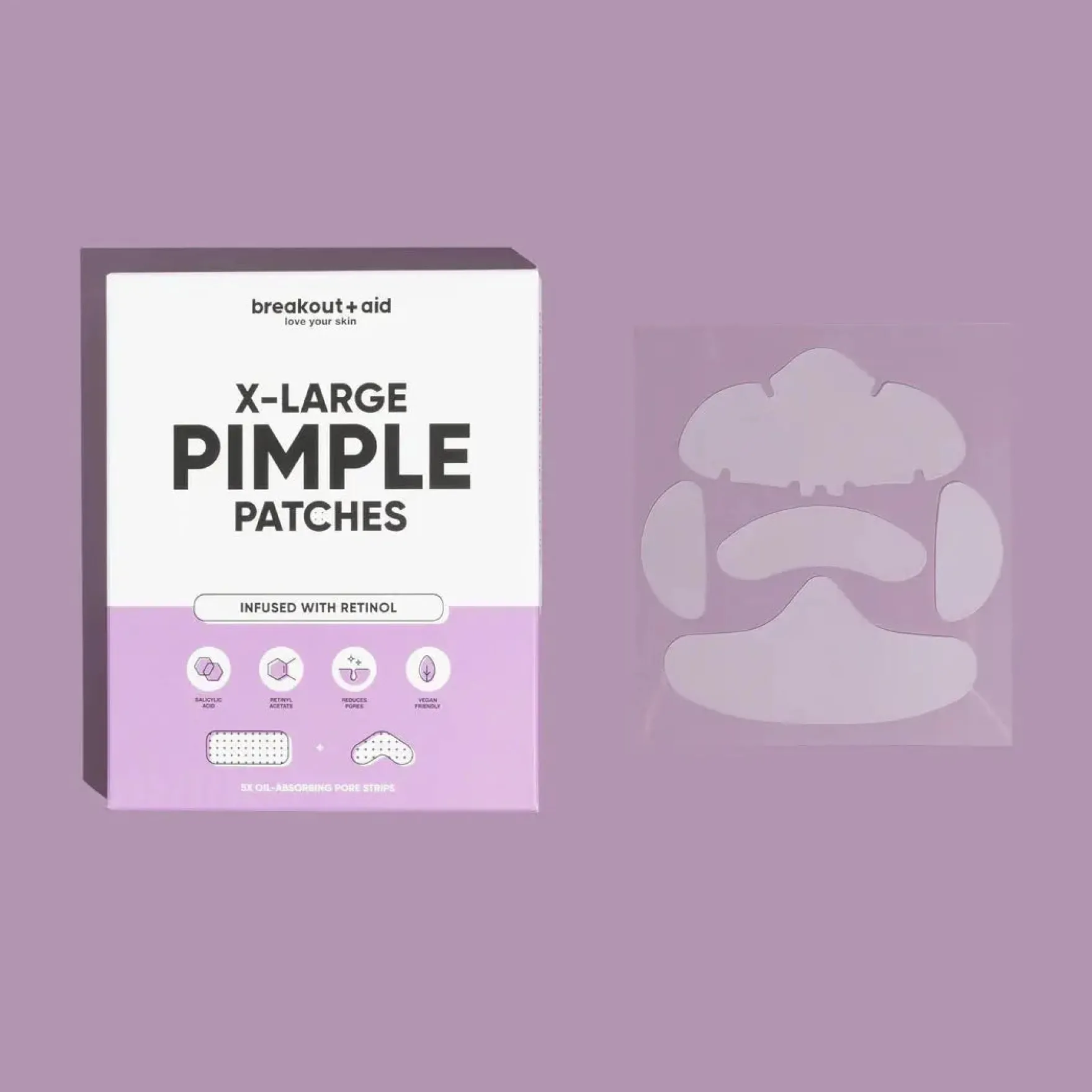 X-Large Pimple Patches Retinol and Salicylic Acid