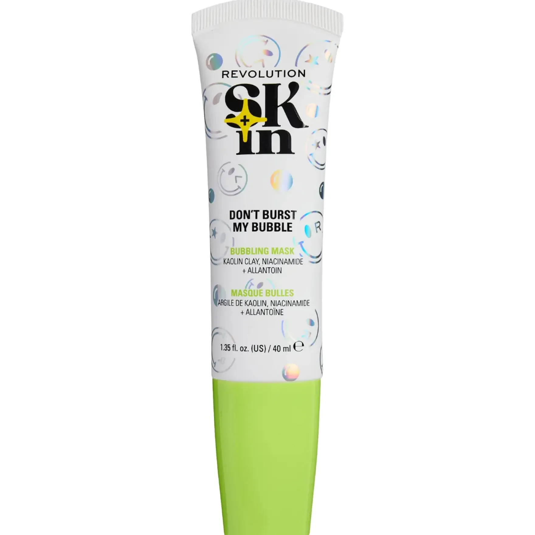 x S.W.Smiley Don't Burst My Bubble Bubbling Mask